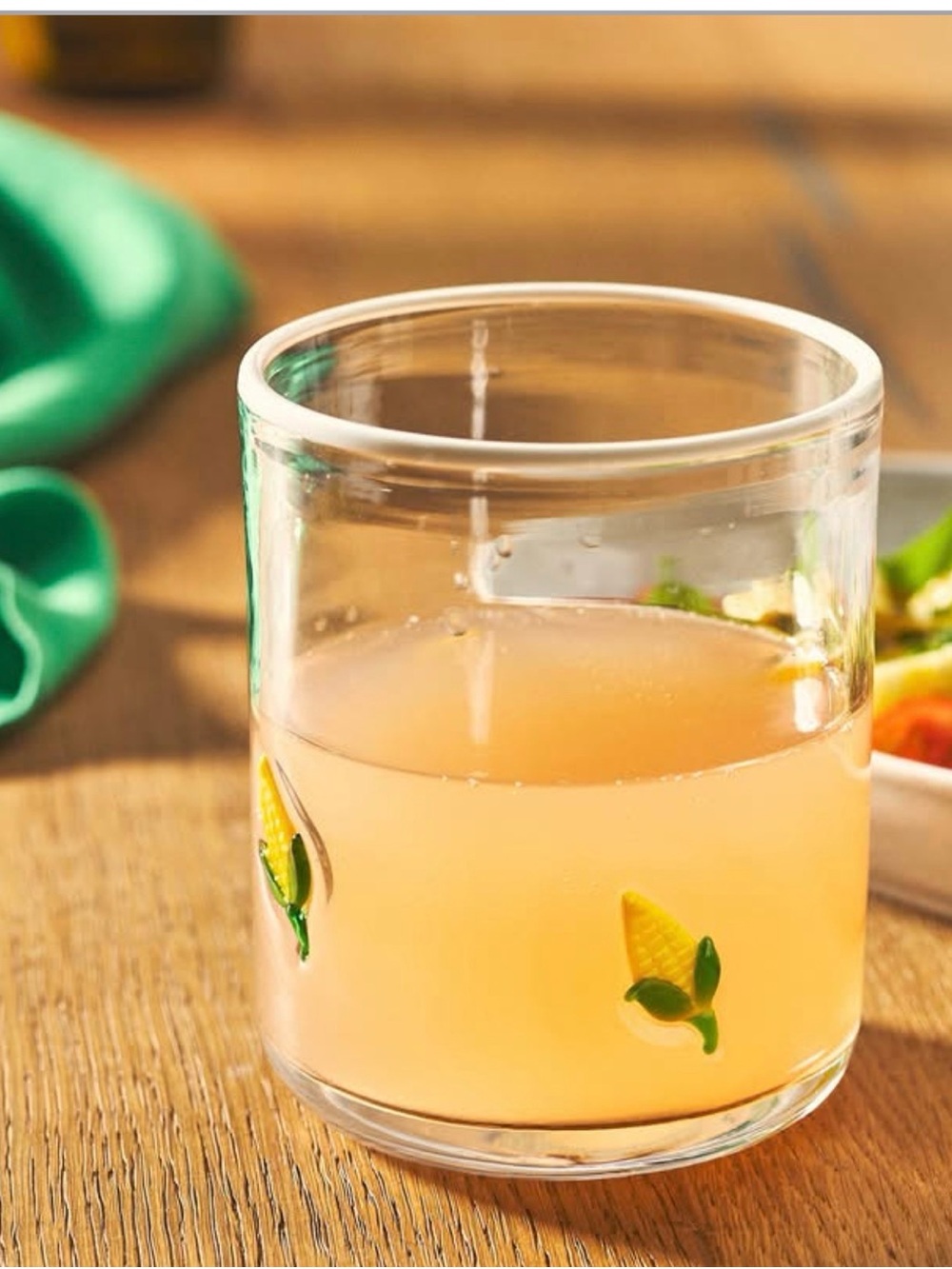 NEW Anthropologie The Icon Juice Glass, Corn 🌽